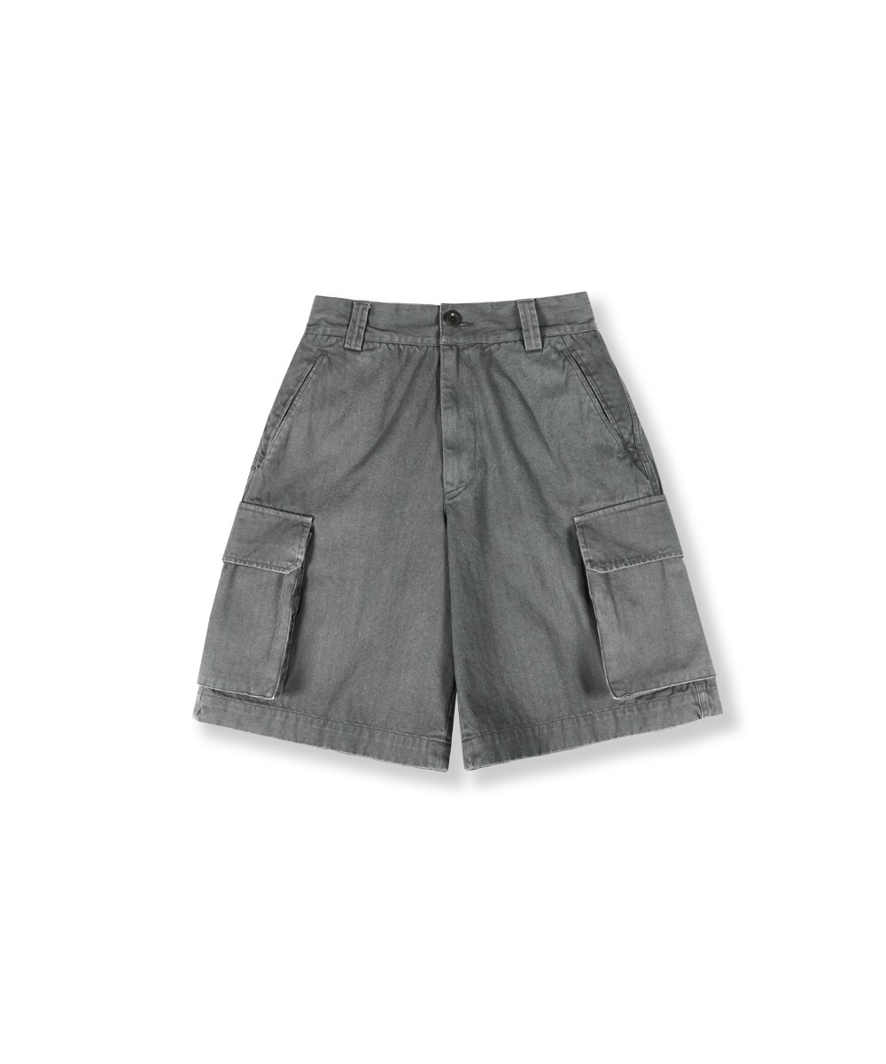 PERENN퍼렌 M-47 shorts(HBT)_gray